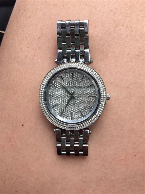 michael kors women's diamond watch|michael kors silver diamond watch.